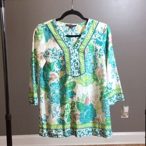 XS Brooks Brothers tropical cotton tunic